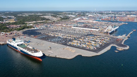 Sveriges største havn er blevet 144.000 kvadratmeter større