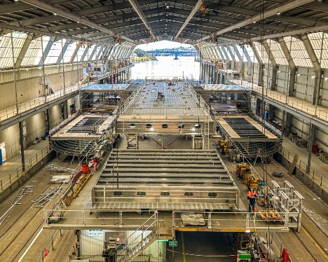 Vrft p Tasmanien skal bygge en elektriske hurtigfrge mere