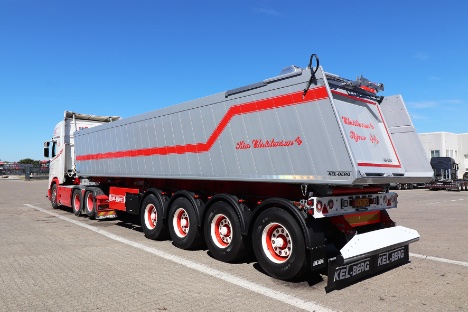 Tiptrailer er hentet til Skjern