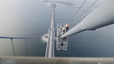 Ny kabelplatform skal sikre vedligeholdelsen af Storebæltsbroen
