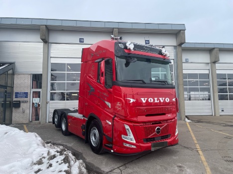 Tre-akslet tr�kker er rullet til Sor�