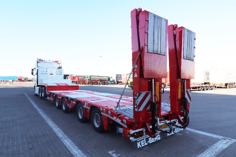 Fire-akslet maskintrailer kan blive godt seks meter l�ngere