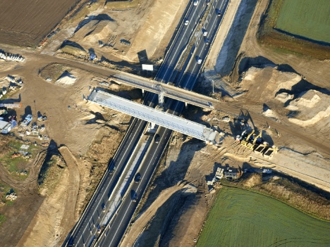 Bro over E45 ved Horsens skal rives ned