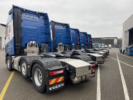 Containertransport�r har f�et fem p� stribe - to gange