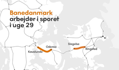 Banedanmark har travlt i sporet i sommerferien