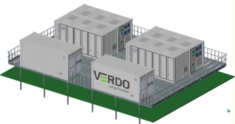 Stort batterianl�g p� havnen i Randers skal sikre energiforsyningen